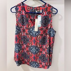 Brand new with tags sleeveless top